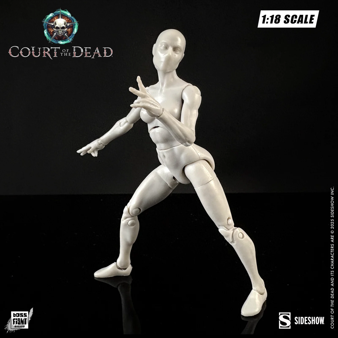 Immortal Ivory Female Court of the Dead Action Figure Blank 1:18th Scale by Boss Fight Studio Llc new in box