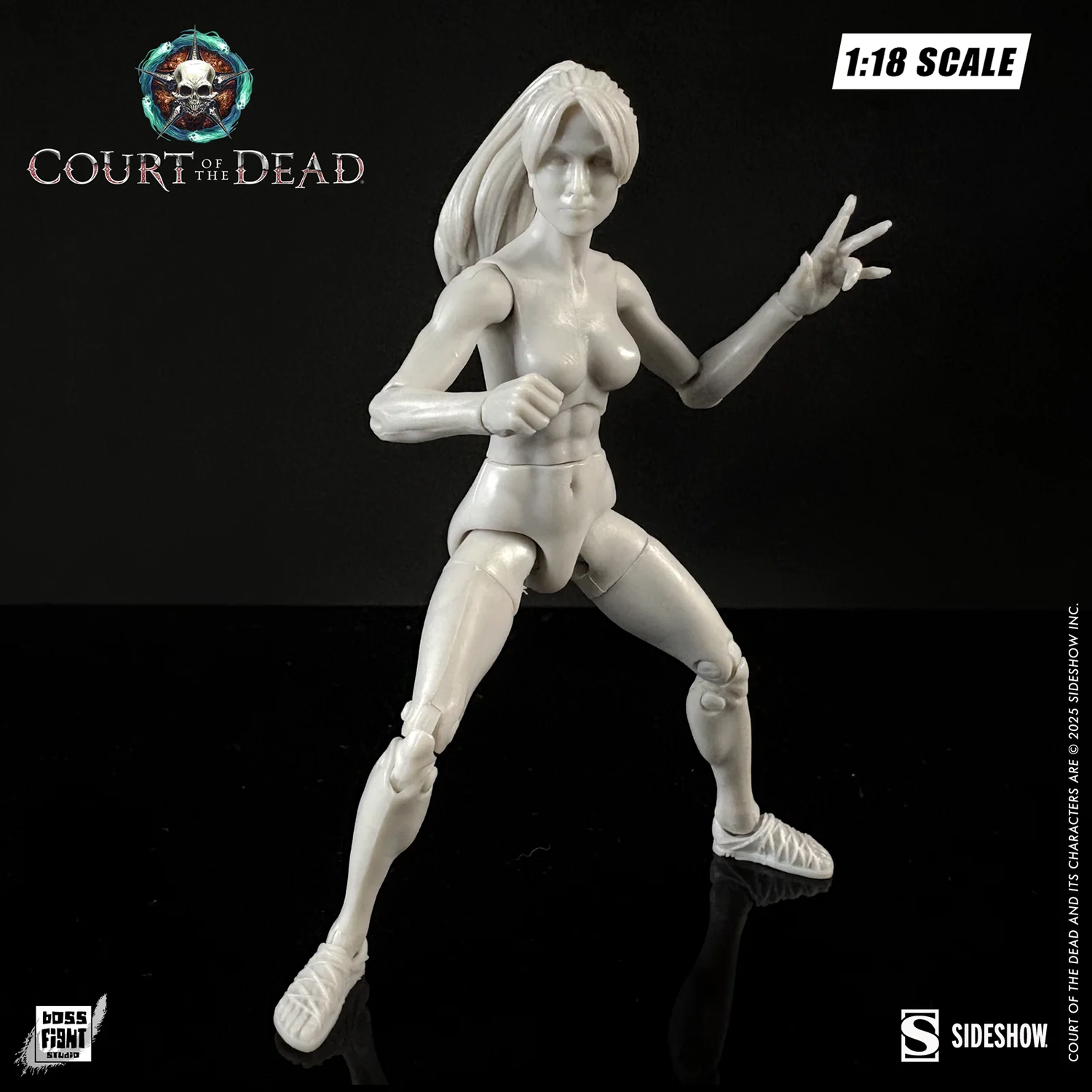 Immortal Ivory Female Court of the Dead Action Figure Blank 1:18th Scale new in box by Boss Fight Studio Llc