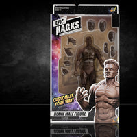 EPIC H.A.C.K.S. Blank Male COFFEE BROWN 6" Scale Premium Action Figure new in box by Boss Fight Studio Llc with extras