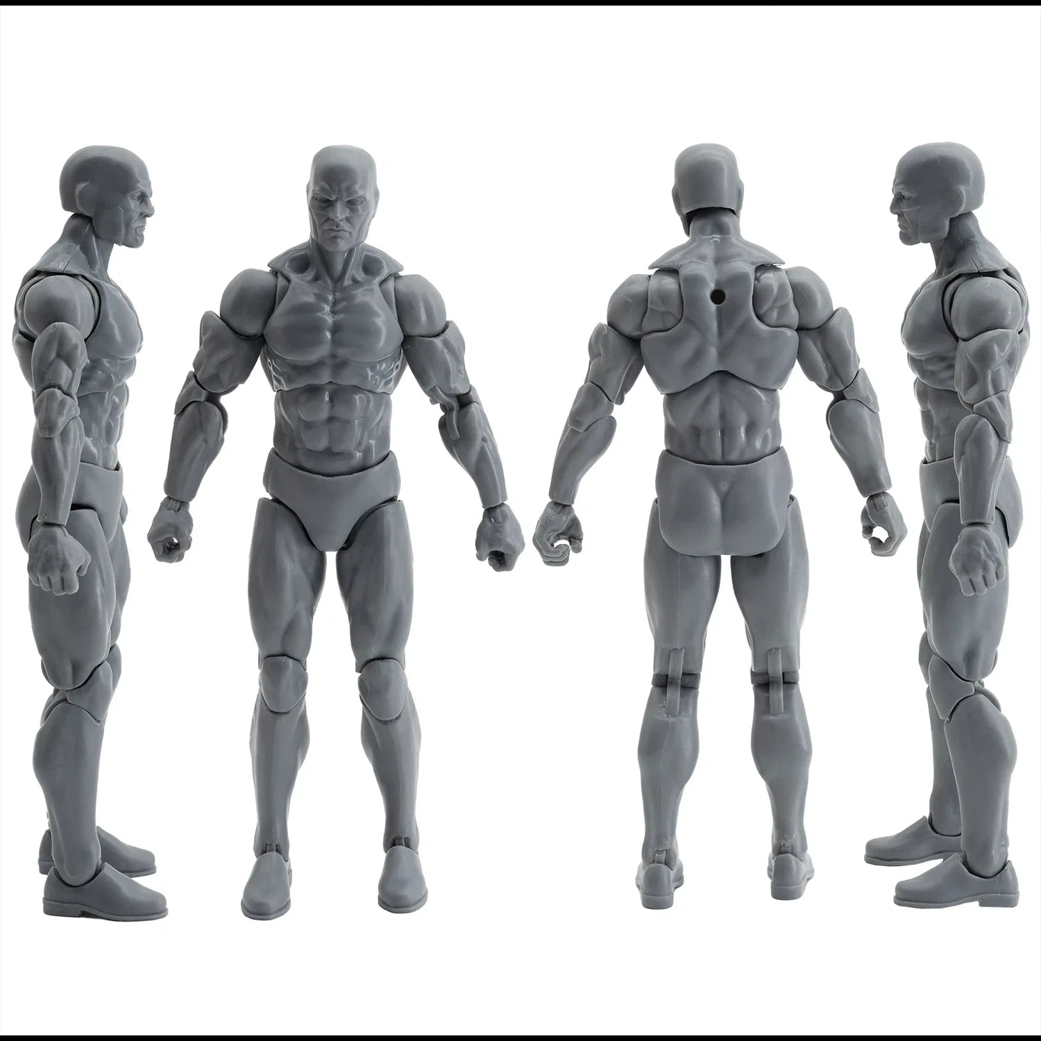 EPIC H.A.C.K.S. Blank Male SHADY GREY 6" Scale Premium Action Figure new in box by Boss Fight Studio Llc collectible