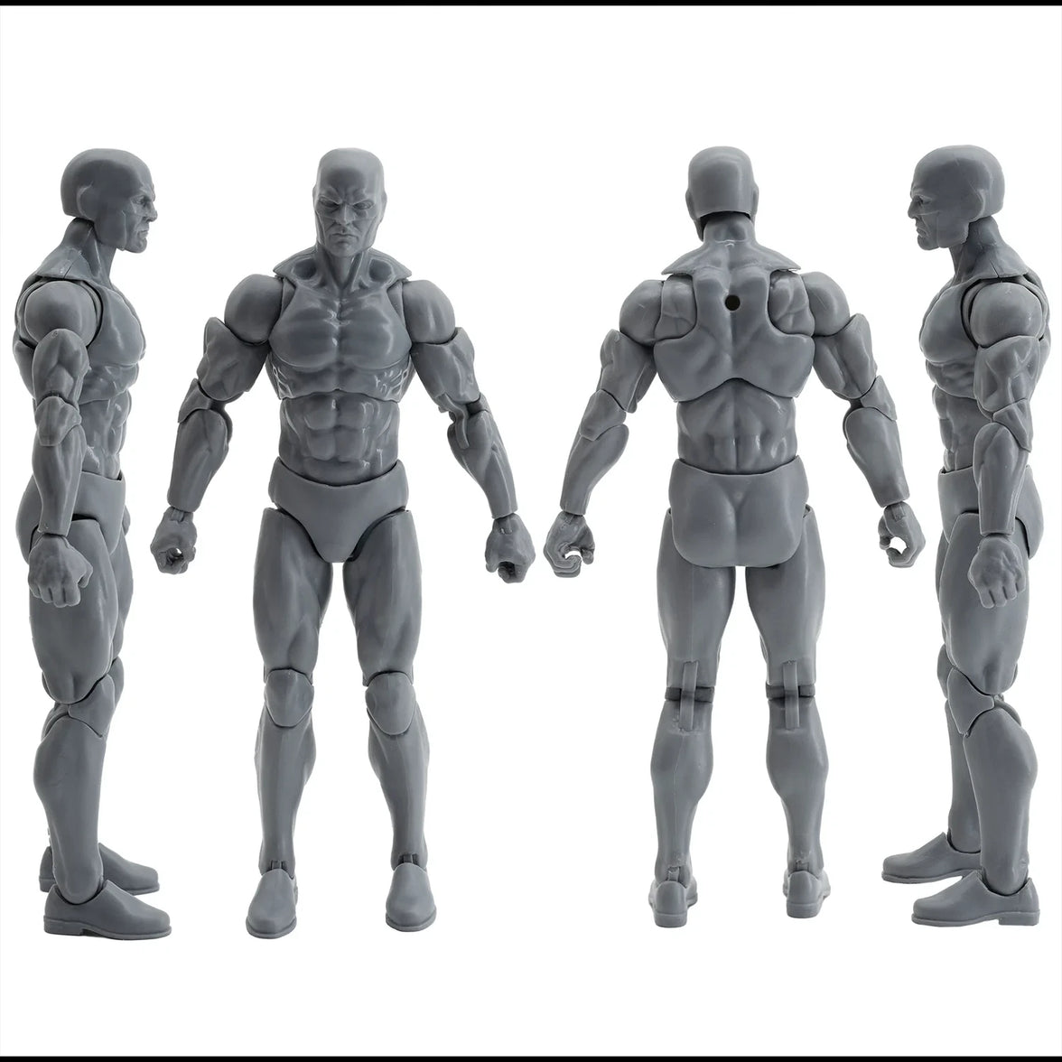 EPIC H.A.C.K.S. Blank Male SHADY GREY 6" Scale Premium Action Figure new in box by Boss Fight Studio Llc collectible