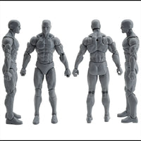 EPIC H.A.C.K.S. Blank Male SHADY GREY 6" Scale Premium Action Figure new in box by Boss Fight Studio Llc collectible