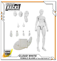 Vitruvian H.A.C.K.S. Character Blanks Cloud White Female 1:18 Scale Action Figure new in box by Boss Fight Studio Llc