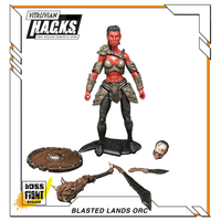 Vitruvian H.A.C.K.S. Action Figure: Female Blasted Lands Orc - Orc Ravager 1:18 Scale new in box by Boss Fight Studio Llc