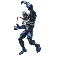 Venom Marvel Rivals Champion Class CC08 Blokees Model Kit in dynamic pose with extended tongue and muscular build