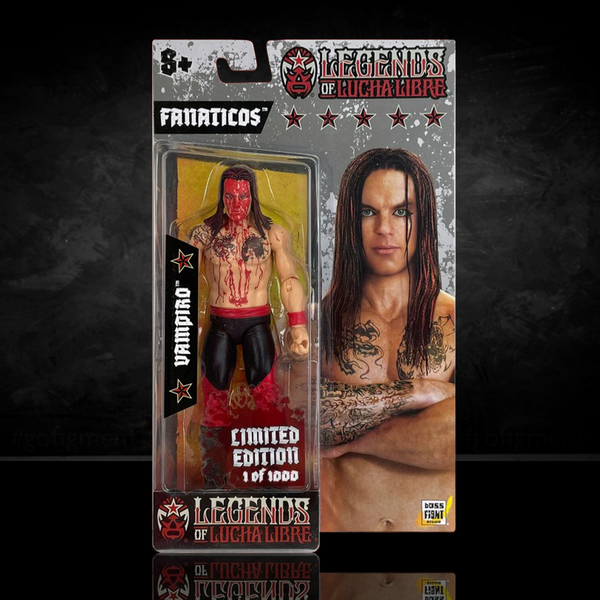 Bloody Vampiro Classic 90s Era Legends of Lucha Libre Premium 1:12 Scale 6" Action Figure by Boss Fight Studio Llc new in box
