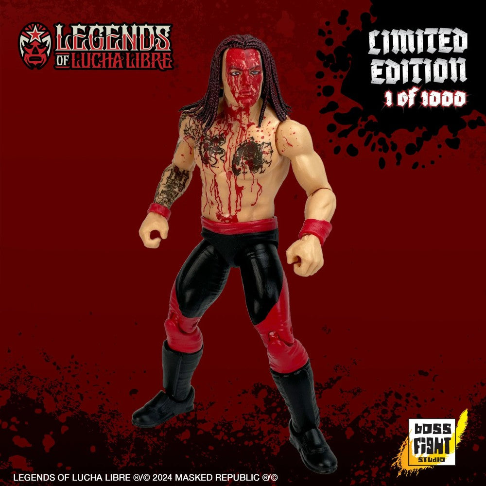 Bloody Vampiro Classic 90s Era Legends of Lucha Libre Premium 1:12 Scale 6" Action Figure by Boss Fight Studio Llc new in box
