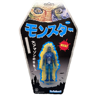 Universal Monsters ReAction+ Creature from the Black Lagoon Clear Blue Action Figure by Super7 3.75 Inch