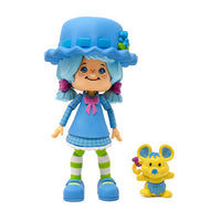 Blueberry Muffing with Cheesecake Strawberry Shortcake CLASSIC Highly Articulated Action Figure 1:12 by Boss Fight Studio Llc with mouse figure