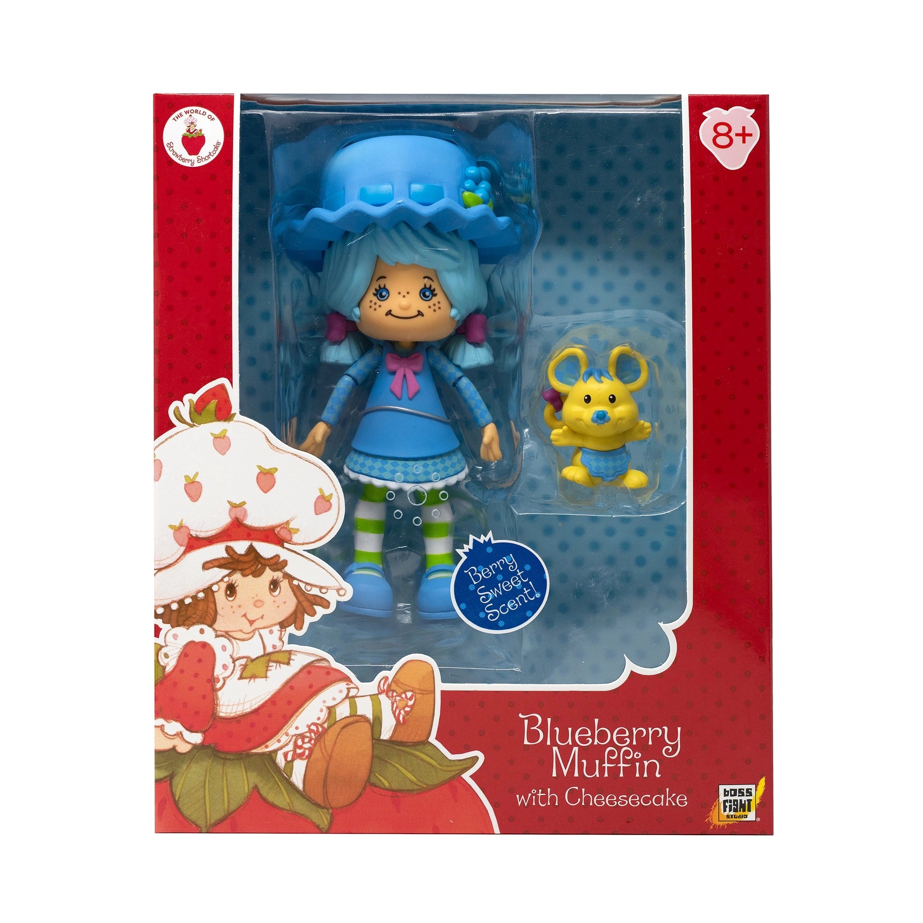Blueberry Muffing with Cheesecake Strawberry Shortcake CLASSIC Highly Articulated Action Figure 1:12 new in box by Boss Fight Studio Llc