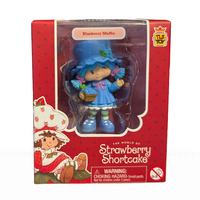 Blueberry Muffin 2.5" Strawberry Shortcake Cheebee Figure by Loyal Subjects in collectible red packaging.