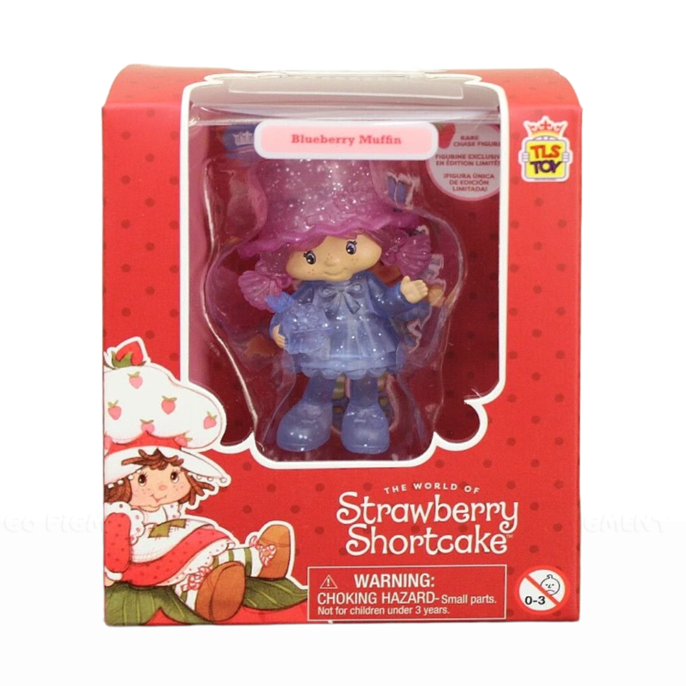 Blueberry Muffin 2.5" Strawberry Shortcake Cheebee Figure CHASE Rare by Loyal Subjects in collectible packaging