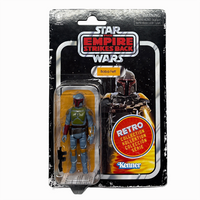 Boba Fett Star Wars Retro Collection Action Figure 1:18 Scale ESB, Kenner carded figure in package