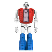 Biotron Micronauts 3.75-Inch Action Figure Super7 Reaction+ red white and blue robot
