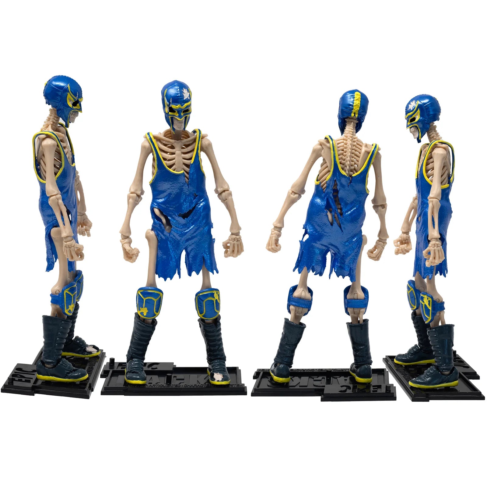 Bonesault: The Acrobatic Skeleton Luchador (Epic H.A.C.K.S.) 6" Action Figure – 1:12 Scale Undead Flyer by Boss Fight Studio Llc New In Box