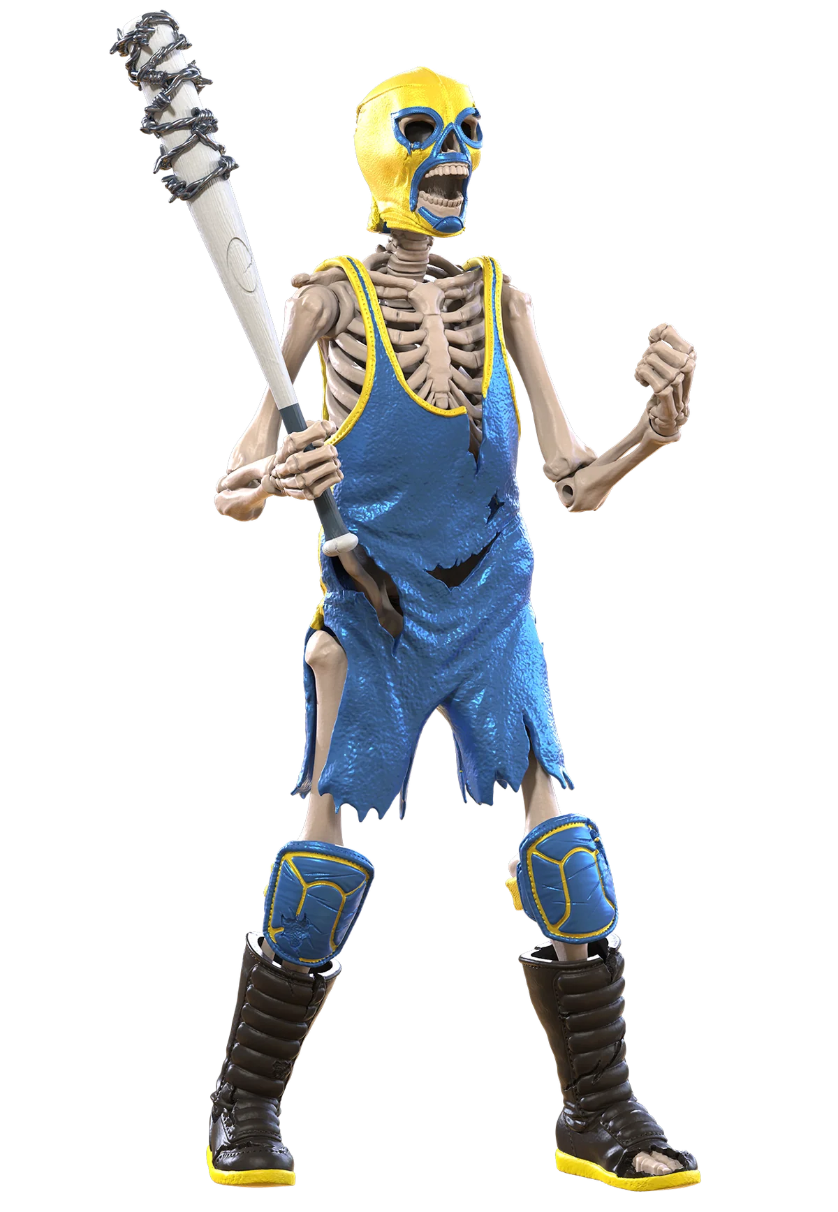 Bonesault: The Acrobatic Skeleton Luchador (Epic H.A.C.K.S.) 6" Action Figure – new in box by Boss Fight Studio Llc