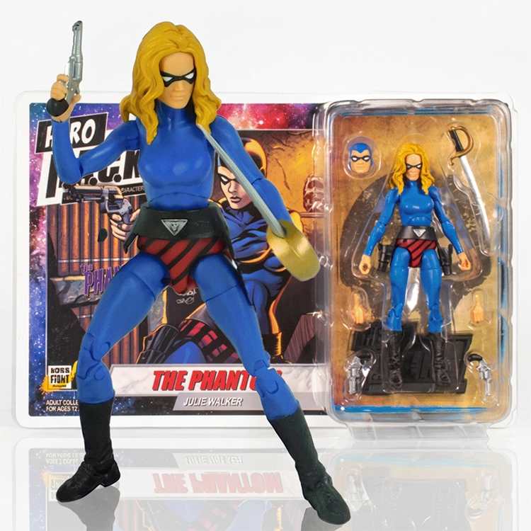 Simulated alt text for The Phantom Julie Walker Hero H.A.C.K.S. 17th Phantom Series Action Figure 1:18th Scale for m4vh1y-be.myshopify.com. You are an expert SEO agent. You will generate an ALT text for this image. <Store_Context> Business Details: - Curated by a passionate collector, ensuring authe...