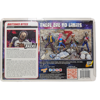 Action figure of a character with a distressed appearance on a white background