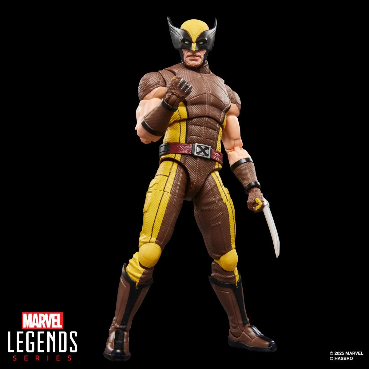 Deadpool & Wolverine Marvel Legends Wolverine (Brown Suit) 6-Inch Action Figure by Hasbro new in box collectible toy