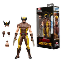 Deadpool & Wolverine Marvel Legends Wolverine (Brown Suit) 6-Inch Action Figure new in box by Hasbro with accessories