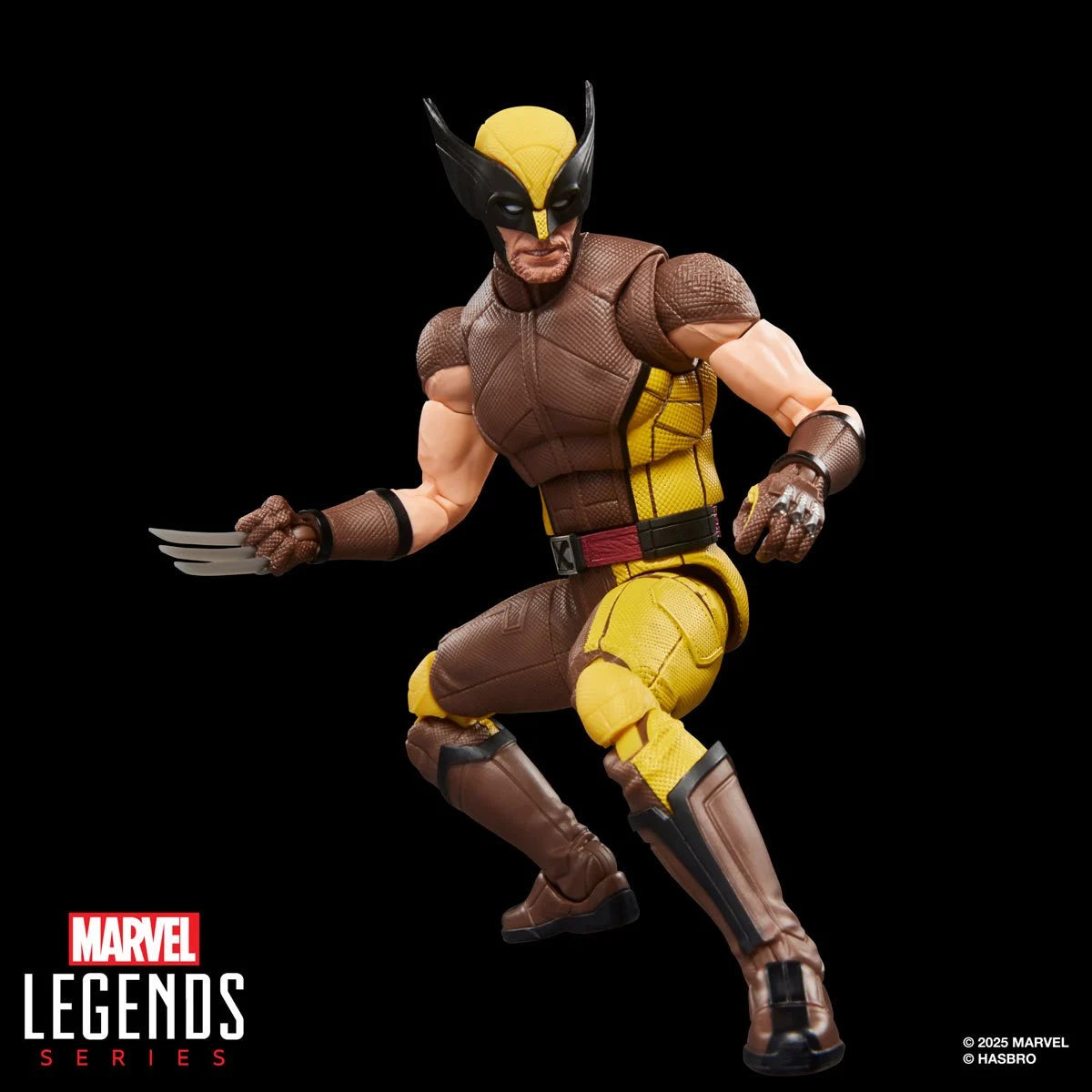 Deadpool & Wolverine Marvel Legends Wolverine (Brown Suit) 6-Inch Action Figure new in box collectible toy by Hasbro