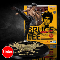 Bruce Lee Legacy 50th Anniversary S.H. Figuarts Action Figure by SH Figuarts, new in box, 3.75 inches tall collectible