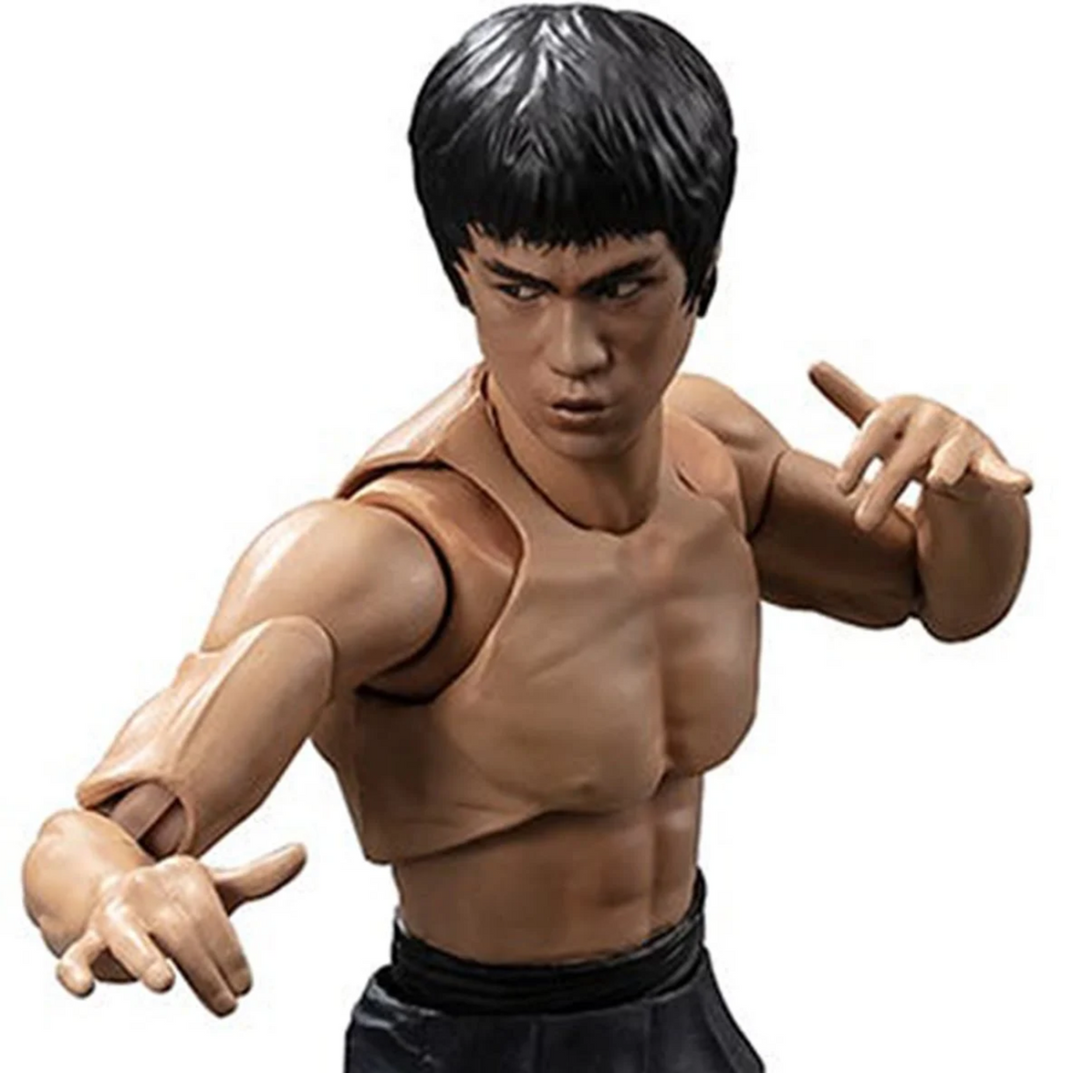 Bruce Lee Legacy 50th Anniversary S.H. Figuarts Action Figure by SH Figuarts, new in box, 3.75-inch scale collectible
