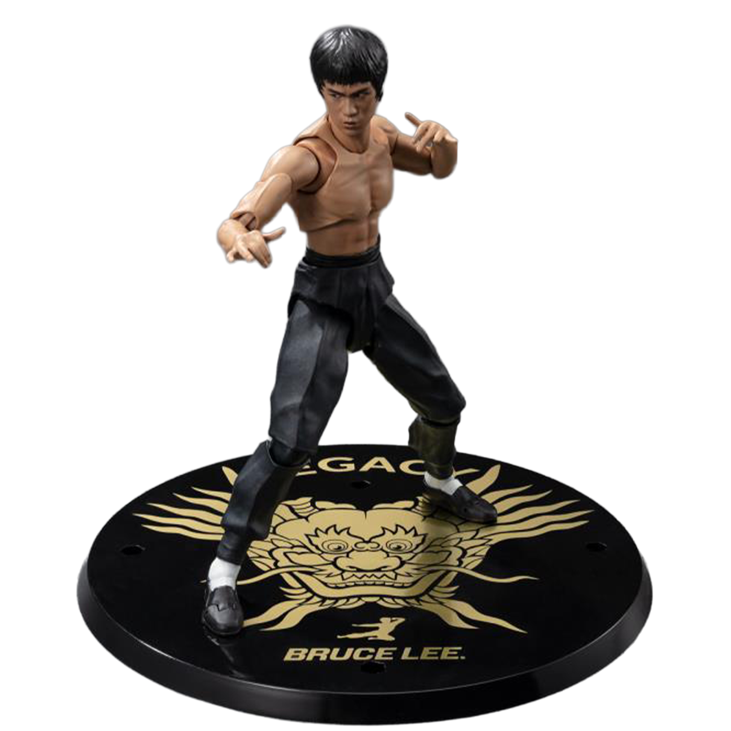 Bruce Lee Legacy 50th Anniversary S.H. Figuarts Action Figure by SH Figuarts, new in box, 3.75-inch scale collectible