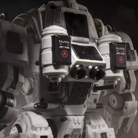 Close-up of Hasbro G.I. Joe Cobra S.N.A.K.E Battle Suit with detailed jet fuel tanks and mechanical features.