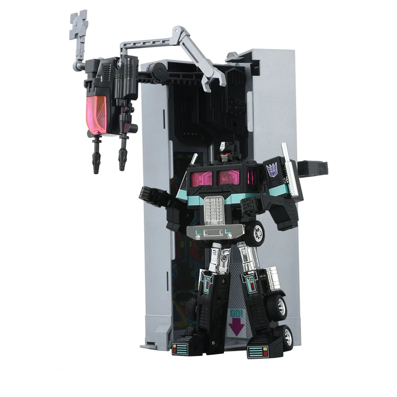 Transformers Missing Link C-01N Nemesis Prime Figure with Trailer & Accessories by Hasbro