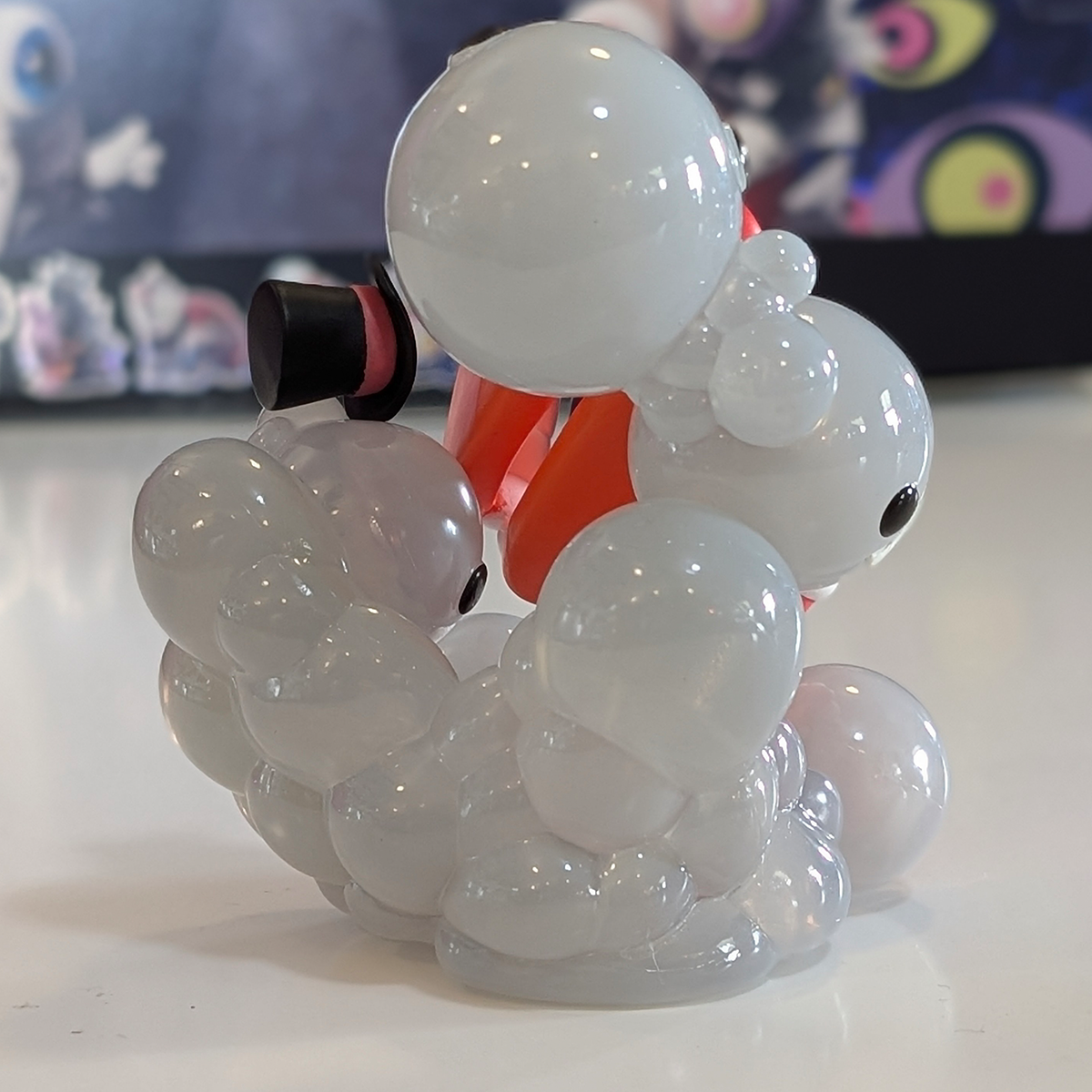 Bad End Caine - 4" Action Figure (The Digital Circus) by Glitch Productions in white bubble form