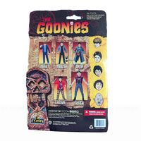DATA (Richard "Data" Wang) from The Goonies 1:18 Scale 3.75" 5 Points Retro Action Figure by Mezco packaging back.