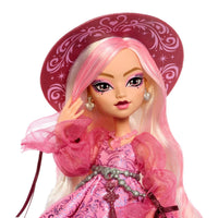 Carina Song - Moonspell Magic 11" Fashion Doll Figure Mattel Monster High wearing pink dress and wide brimmed hat