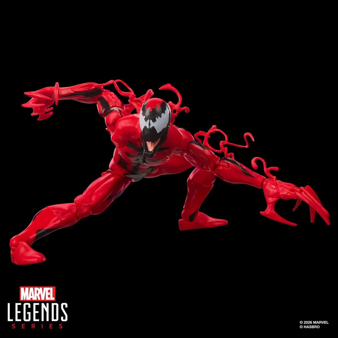 Carnage Spider-Man Maximum Carnage Marvel Legends Retro Cardback Action Figure by Hasbro 6-Inch