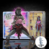 Cerisier Sakura Elven Assassin -Vitruvian H.A.C.K.S. 1:18 Scale Action Figure by Boss Fight Studio Llc with weapons and detailed accessories.