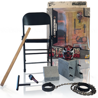 Lucha Extrema Accessory Set Legends of Lucha Libre Premium 1:12 Scale 6" by Boss Fight Studio Llc displayed with miniature props