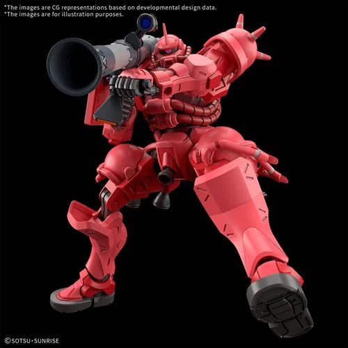 Char's Zaku 5-Inch Model Kit Bandai Hobby Gunpla Gundam red mobile suit model kit