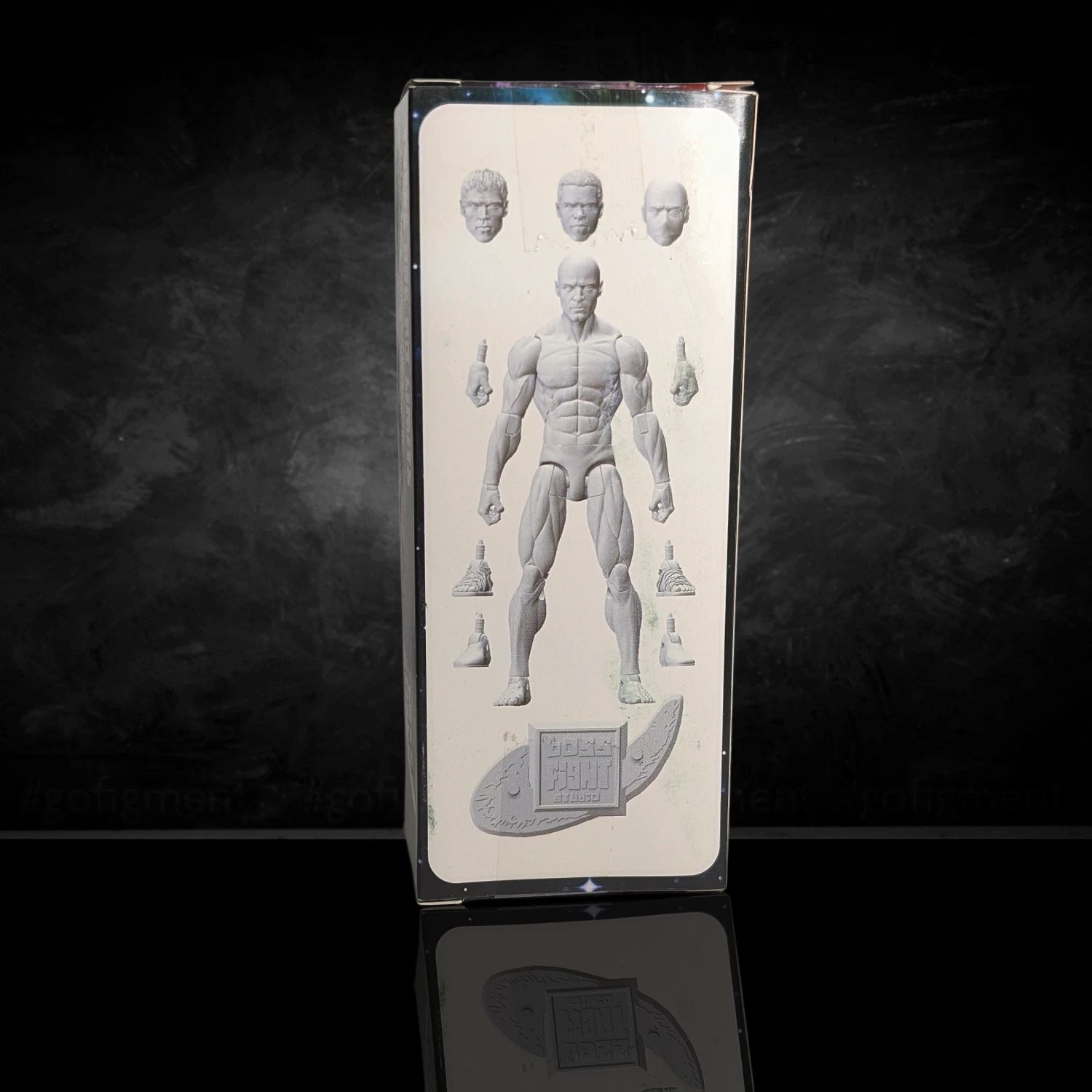 Vitruvian H.A.C.K.S. Character Blanks Chrome Male 1:18 Scale Action Figure new in box by Boss Fight Studio Llc