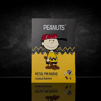 Peanuts Snoopy 75th Anniversary Pin Badge Collection U-Pick Snoopy and Charlie Brown featuring Charlie Brown by K-Wonderland