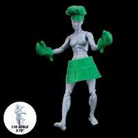 Vitruvian H.A.C.K.S. Mini-Kits: U-PICK Verified Choice Custom Action Figure Accessory Set HACKS green chef outfit by Boss Fight Studio Llc new in box