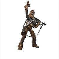 Kenner Star Wars Vintage Collection Chewbacca action figure holding bowcaster in dynamic pose with detailed fur sculpt.