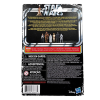 Chewbacca Star Wars Retro Collection Action Figure 1:18 Scale ANH Kenner packaging back view
