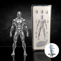 Vitruvian H.A.C.K.S. Character Blanks Chrome Male 1:18 Scale Action Figure new in box by Boss Fight Studio Llc