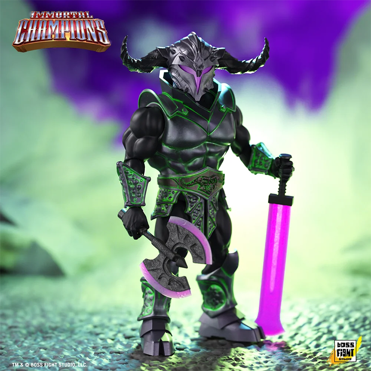 Chthonic Knight Immortal Champions 5.5" Action Figure Boss Fight Studio, horned warrior by Boss Fight Studio Llc