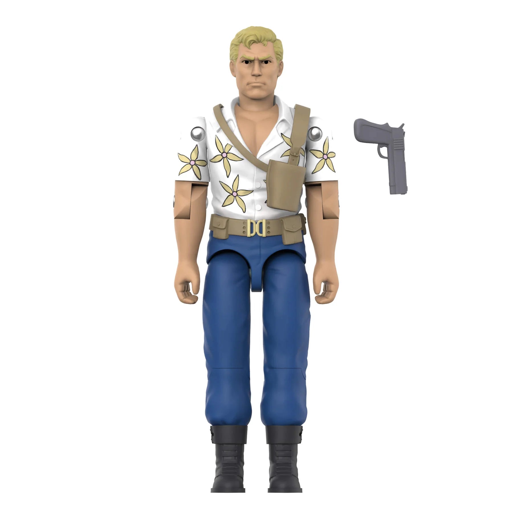Chuckles G.I. Joe ReAction+ Wave 7 Undercover Agent 4" Action Figure by Super7 new in box collectible toy with pistol accessory