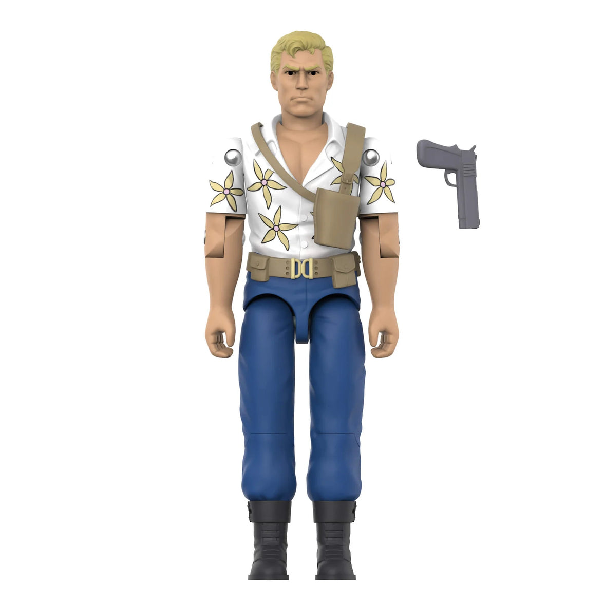 Chuckles G.I. Joe ReAction+ Wave 7 Undercover Agent 4" Action Figure by Super7 new in box collectible toy with pistol accessory