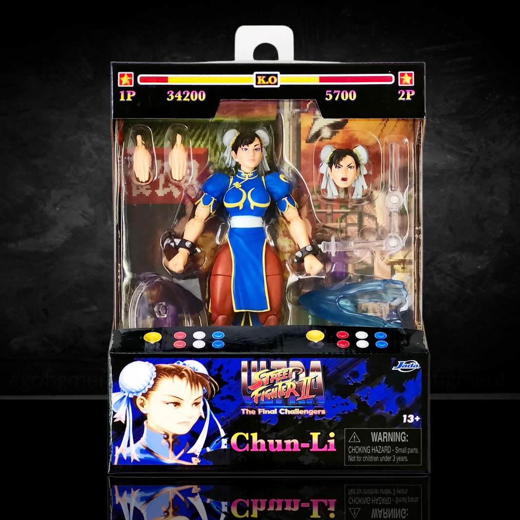 Ultra Street Fighter II Chun-Li 1:12 Scale Action Figure - The Strongest Woman in the World by Jada Toys new in box