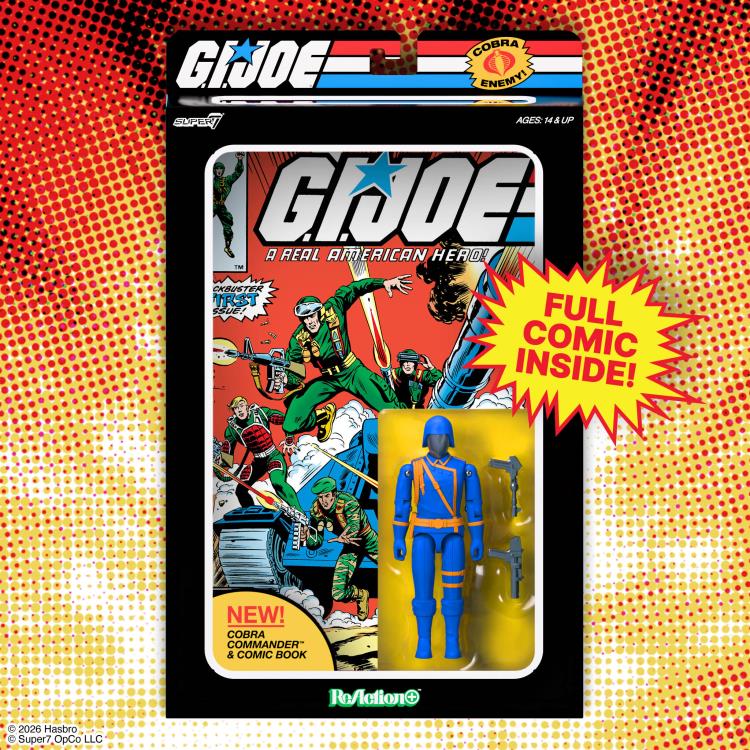 Cobra Commander 3.75-Inch Action Figure Skybound Comic Box Series #1 by Super7