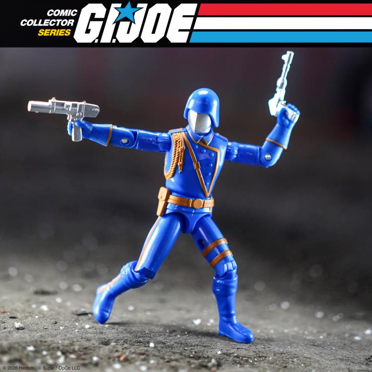 Cobra Commander 3.75-Inch Action Figure Skybound Comic Box Series #1 by Super7 in blue uniform