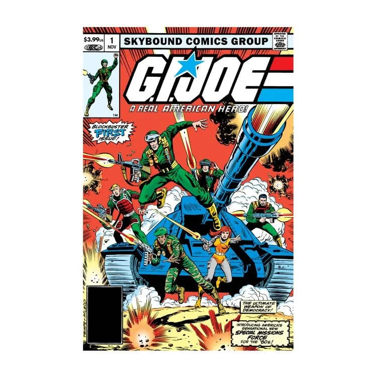 Cobra Commander 3.75-Inch Action Figure Skybound Comic Box Series #1 by Super7 featuring GI Joe comic artwork